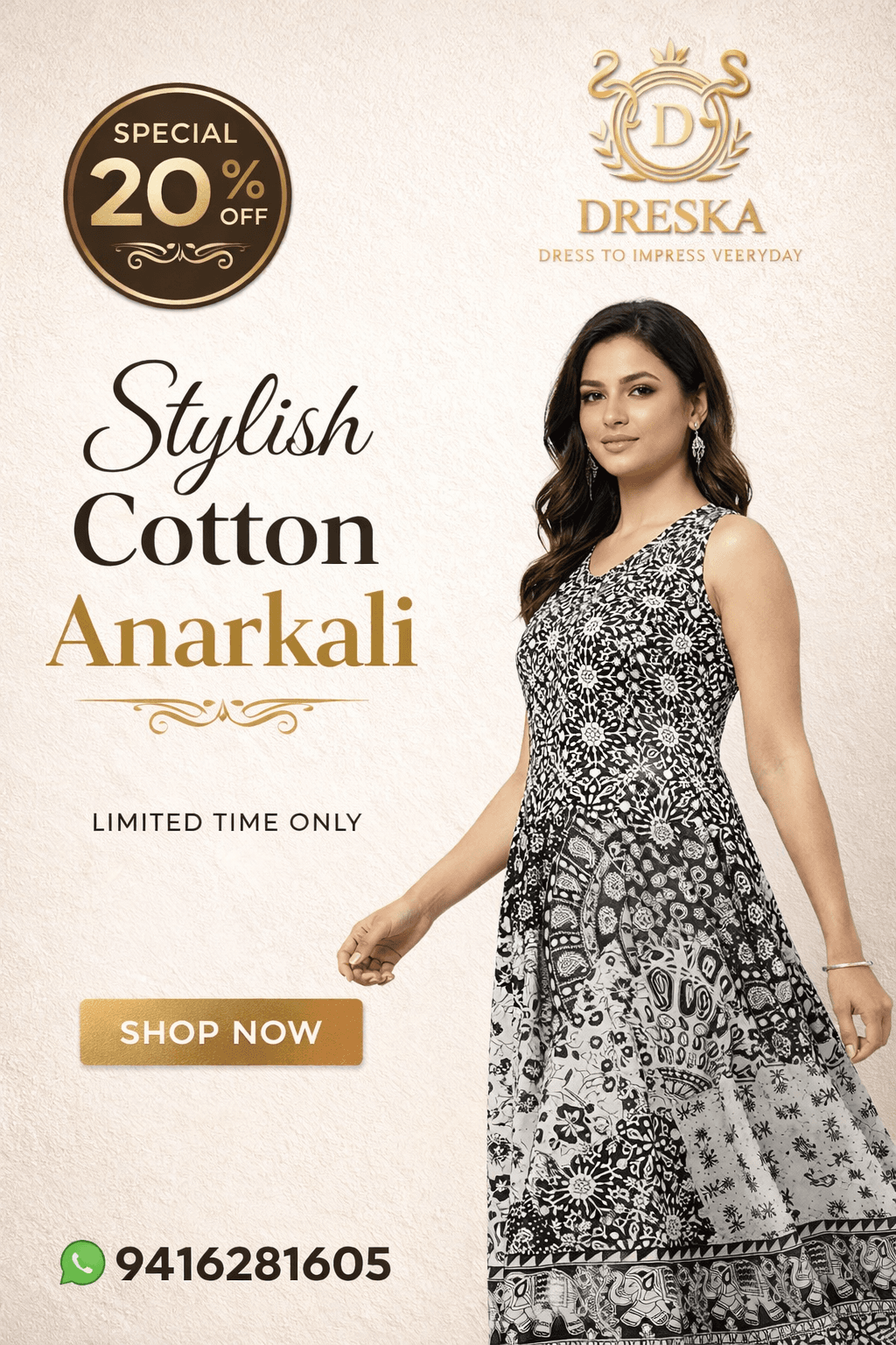 Dreska Anakali Dress DS-26-AK-008